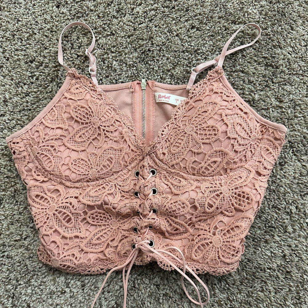 Corset crop top